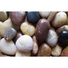 Exotic Pebbles & Aggregates 5 Lb. Mixed Polished Pebbles   552442131